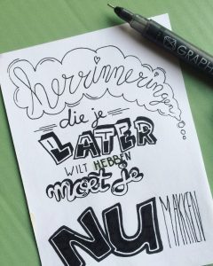 handlettering quote